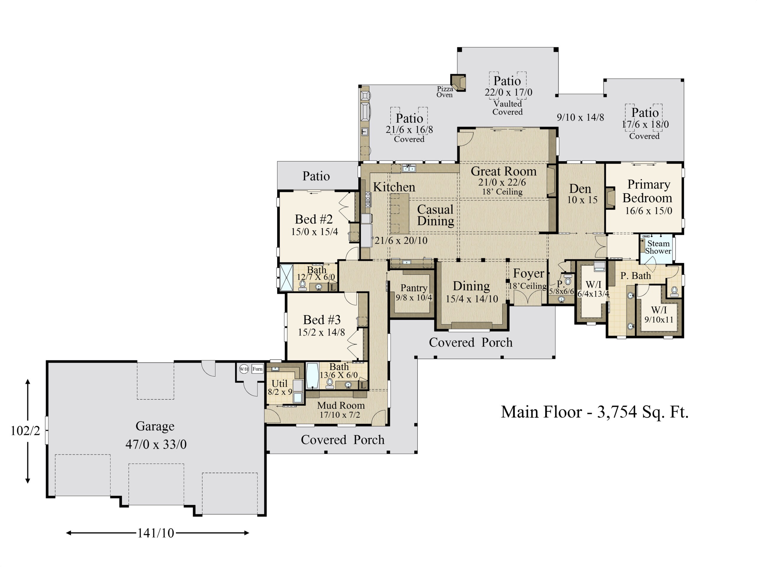 Luxury Ranch House Plans