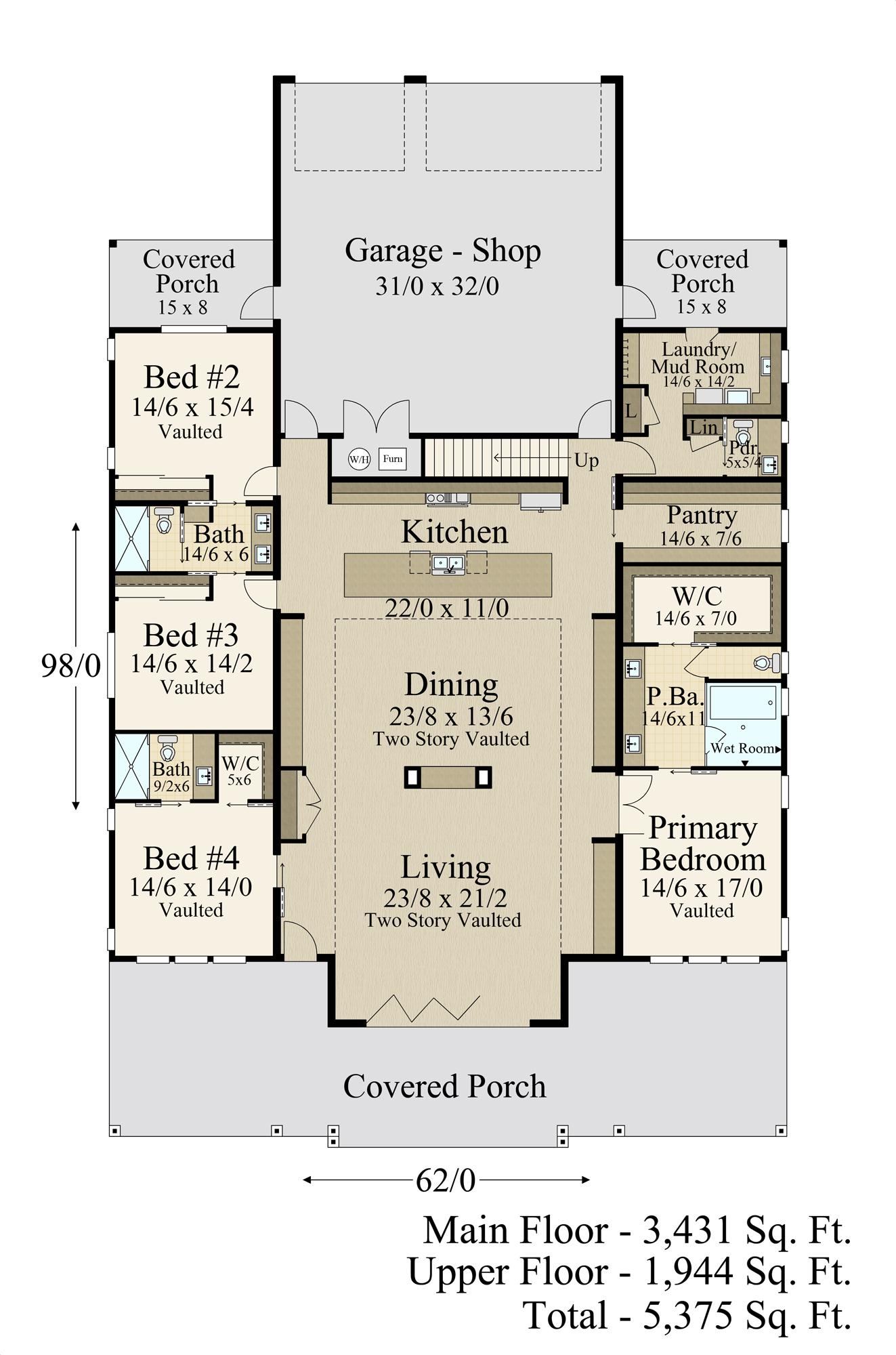 c shaped house plans