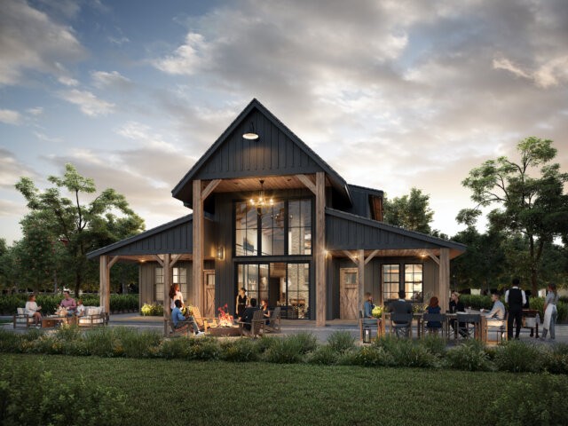 Natural Order Luxury Barndominium House Plan | Barn House Plan