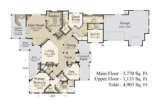Luxury Barnhouse Plan main floor plan