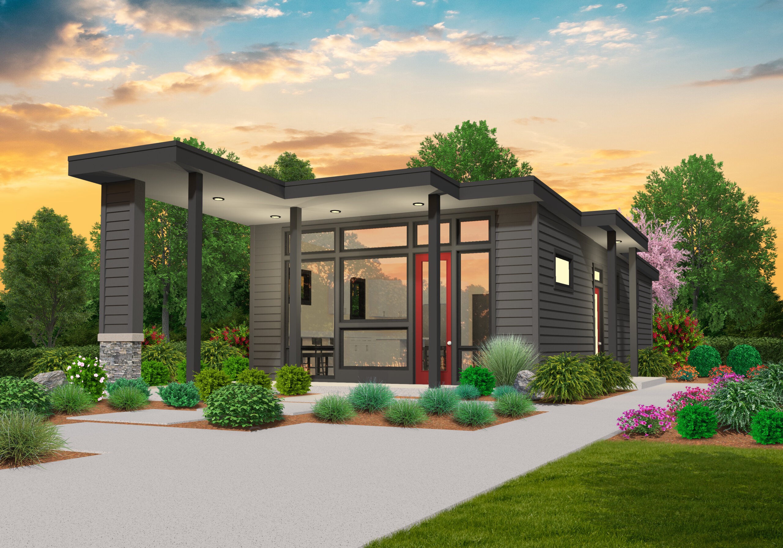 Small Modern Home Plans The House Designers 54 OFF