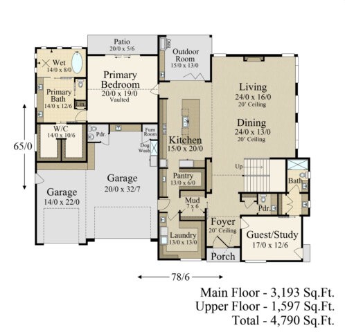 Theresa Ann House Plan | Tribute | Two Story High Style Modern Luxury ...