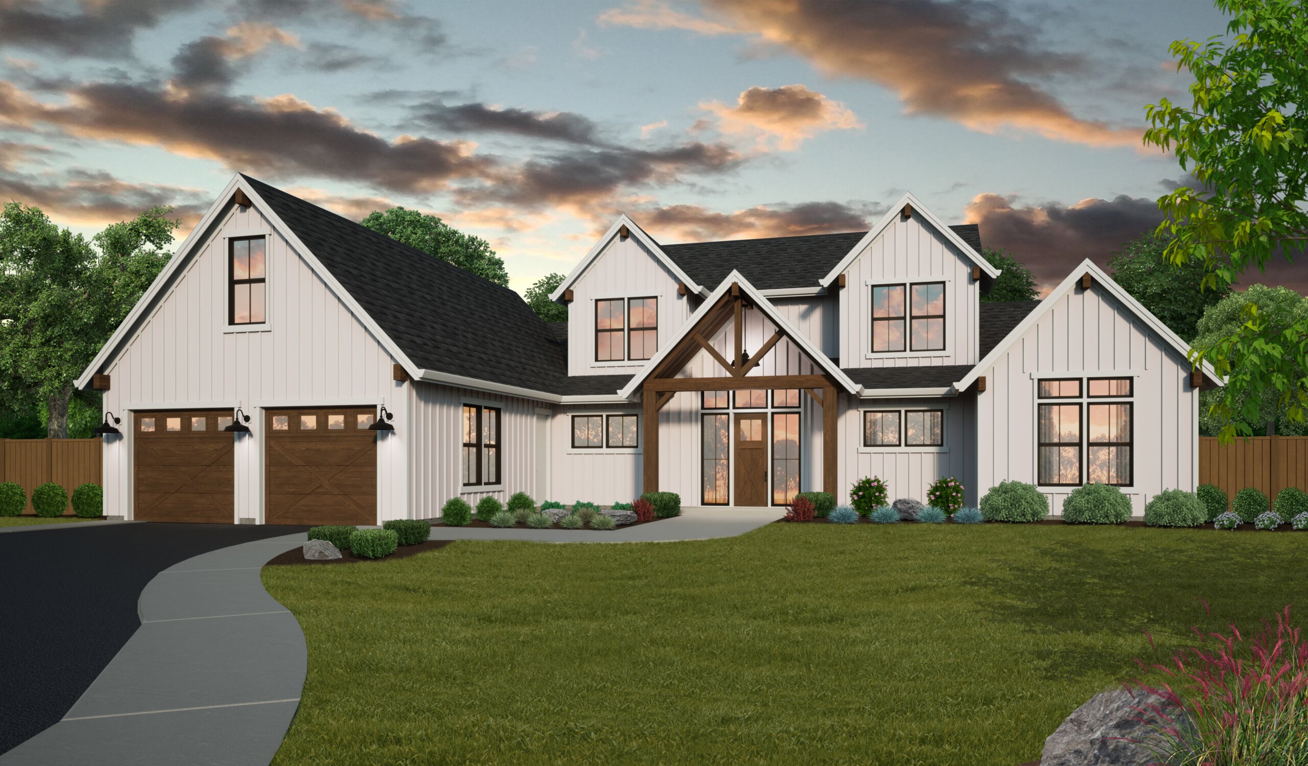 Texas Open Concept Ranch House Plan With Big Ceilings Mb 2316