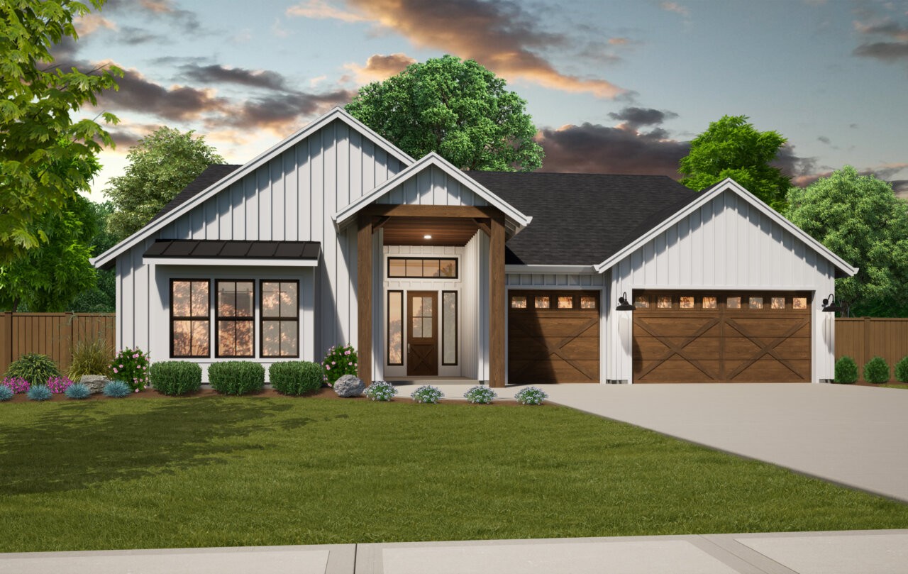 Denali House Plan | One Story Traditional Craftsman Home Design - MF-2884