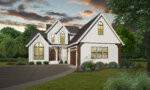 Patriarch | Two-Story American Gothic House Plan With Garage X-23 Goth