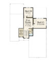 AMERICAN GOTHIC HOUSE PLAN PATRIARCH #X-23-GOTH UPPER FLOOR