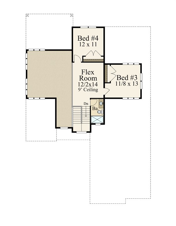 L Shaped House Plan