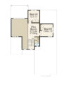 L-SHAPED NEW AMERICAN 2 STORY HOUSE PLAN - PRINCEVILLE PLAN #M-2345 Upper Floor plan