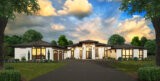 MSAP-4031 - ONE STORY MODERN PRAIRIE STYLE HOUSE PLAN - LAUREL CANYON FRONT VIEW