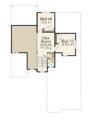 MM-2334 - MODERN TWO STORY WITH MAIN FLOOR PRIMARY - DOVE HOUSE PLAN UPPER FLOOR PLAN
