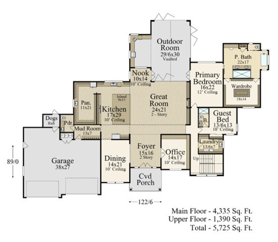 Anthony House Plan - Luxurious Modern European Estate Home Design