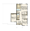 MODERN VIEW - MULTILPLE SUITE HOUSE PLAN FOR VIEW LOT - MM-4523 UPPER FLOOR