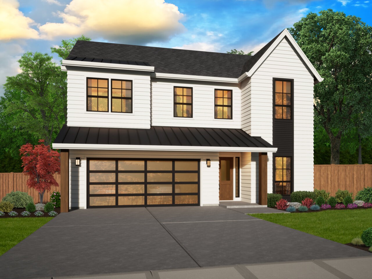 Macy House Plan | Two Story Fabulous Narrow Home Design