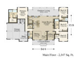 Single Story Family House Plan