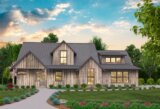 RUSTIC RIDGE NEW AMERICAN BARN HOUSE PLAN MB-2554 BARN STYLE