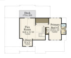 RUSTIC RIDGE NEW AMERICAN BARN HOUSE PLAN MB-2554 UPPER FLOOR