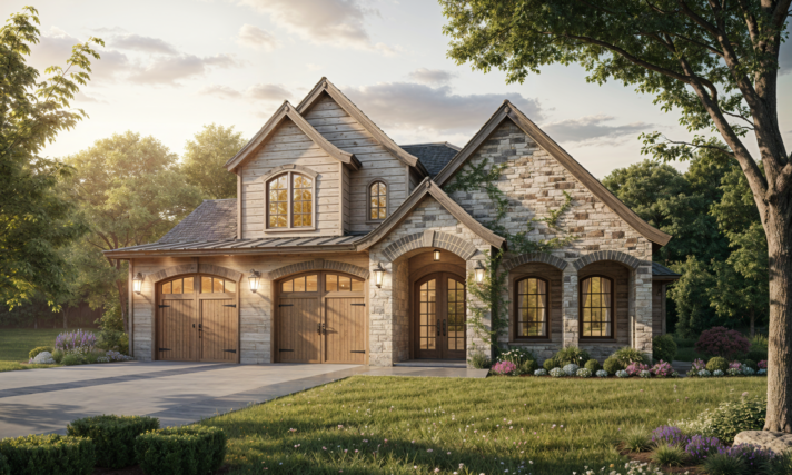 Storybook Modern House Plan - Moser Glen - M-3541