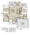 BALANCE - ORGANIC MODERN LUXURY HOUSE PLAN - MM-4807 MAIN FLOOR