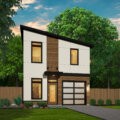 FREEDOM 25 - SIMPLE SMALL MODERN HOUSE PLAN MM-915 WHITE