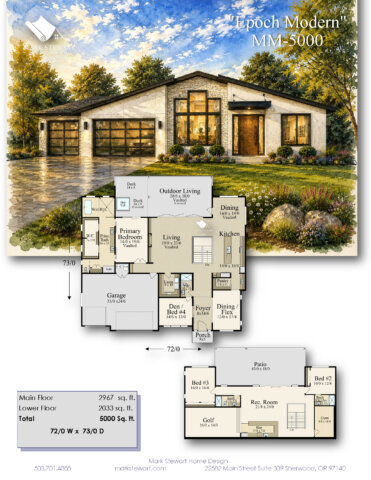 MCM Downhill Luxury House - Plan - Epoch Modern - MM-5000_Summary 