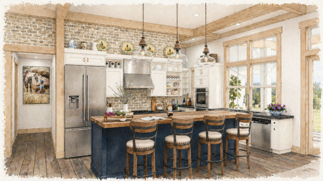 Paris country Kitchen 