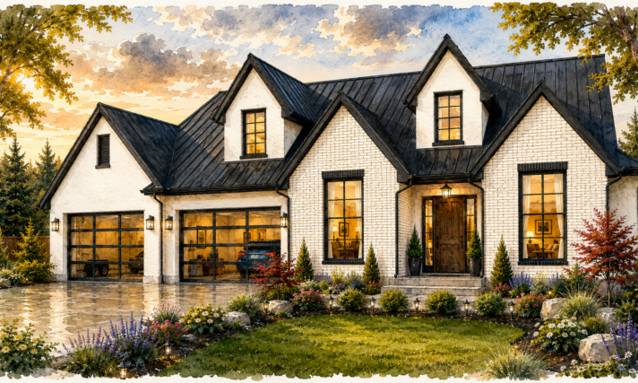 Best Selling Modern Cotswold House Plan - Eternity - M-3525-ST